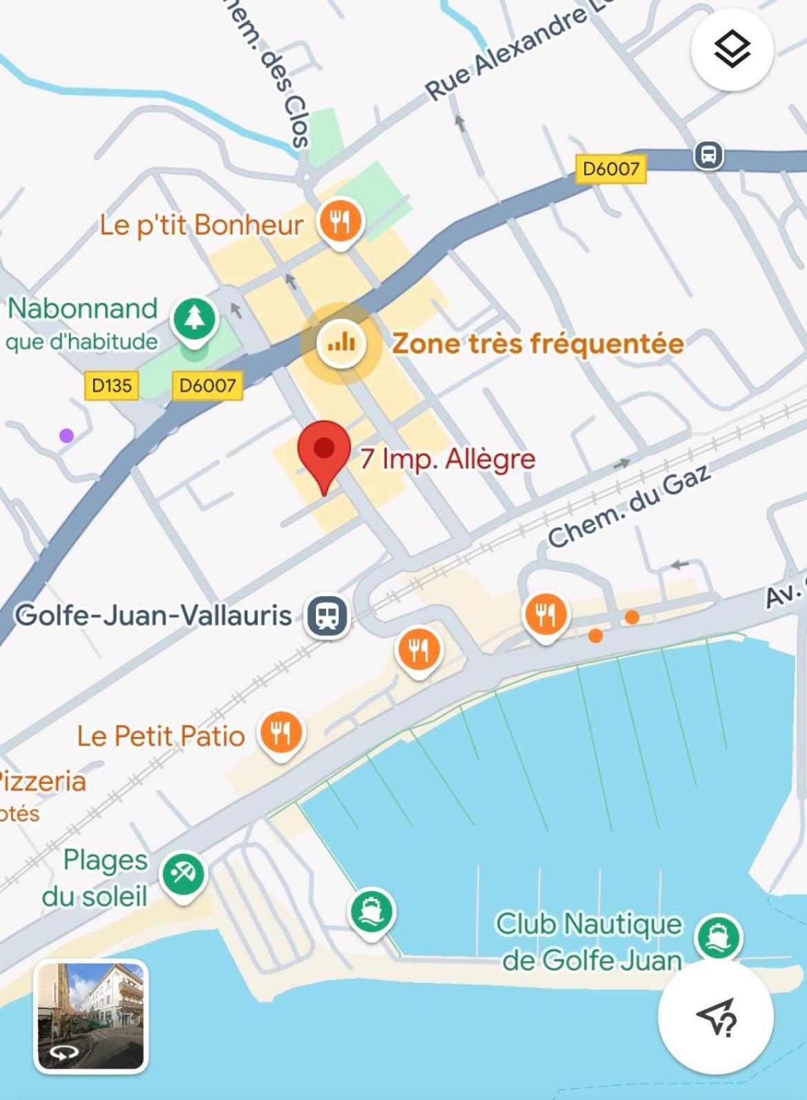 Magnifique Studio Hypercentre Trains Plages Au Coeur De Golfe-Juan Zewnętrze zdjęcie